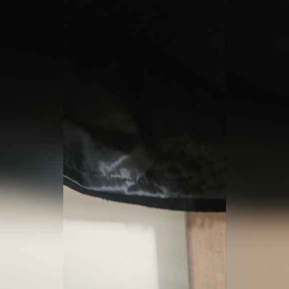 FOREVER 21 Genuine leather suede fringe mini skirt In Black.Size 29 NWT - Picture 3 of 10